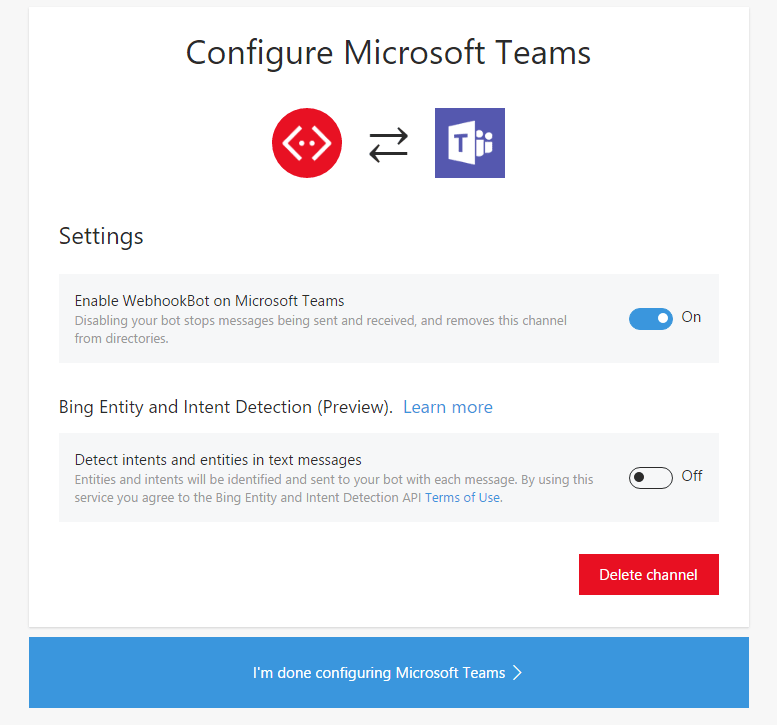 Creating a bot for Microsoft Teams – Some Creativity